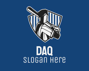 Tournament - Baseball Player Badge logo design