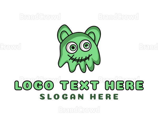Slime Jelly Monster Logo