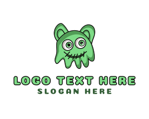 Mascot - Slime Jelly Monster logo design