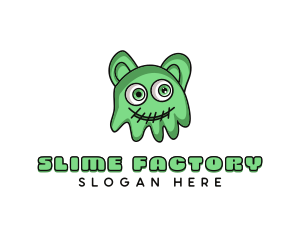 Slime Jelly Monster logo design