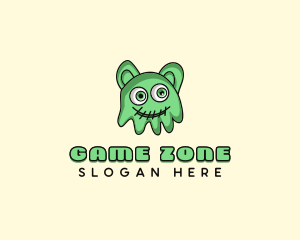 Slime Jelly Monster logo design