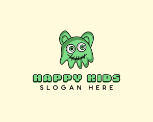 Slime Jelly Monster logo design