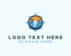 Exploration - Island Tourist Travel logo design