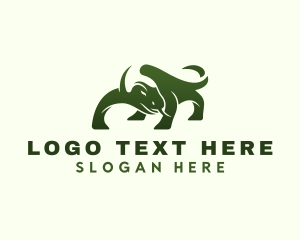 Zoo - Komodo Dragon Lizard logo design