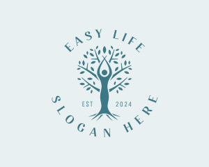 Tree Woman Wellness logo design