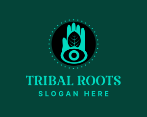 Tribal Hand Massage logo design