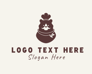 Food Delivery - Bear Gourmet Chef logo design