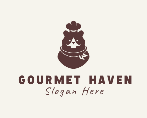 Bear Gourmet Chef logo design