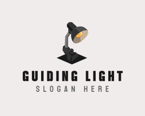 3D Desk Lamp logo design