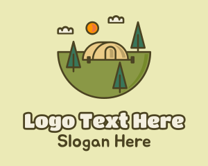 Outdoor - Trailer Camping Park Outdoors logo design