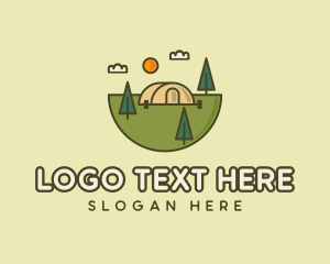 Trailer - Trailer Camping Park Outdoors logo design