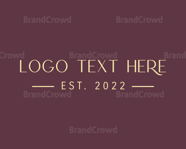 Elegant Gold Beauty Logo