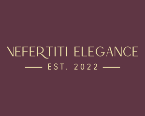 Elegant Gold Beauty logo design