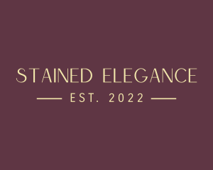 Elegant Gold Beauty logo design