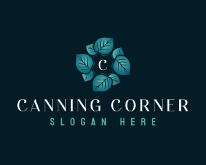 Botanical Leaf Gardening logo design