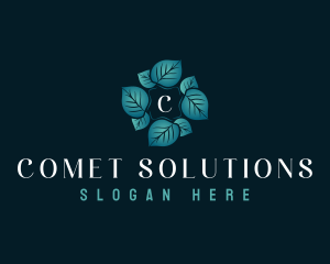 Botanical Leaf Gardening logo design