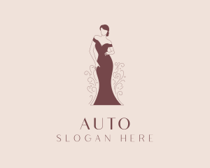 Fashion Designer Gown Logo