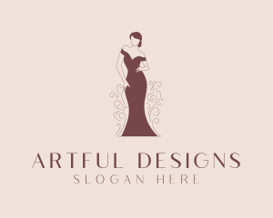 Fashion Designer Gown logo design