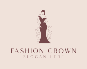 Fashion Designer Gown logo design