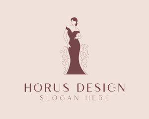 Fashion Designer Gown logo design