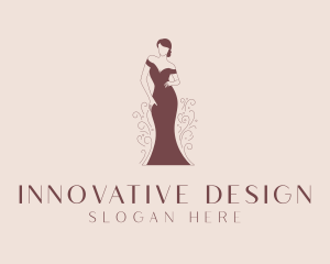 Fashion Designer Gown logo design