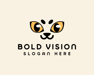 Animal Cat Eye logo design