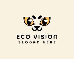 Animal Cat Eye logo design