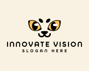 Animal Cat Eye logo design