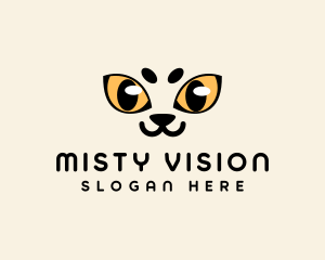 Animal Cat Eye logo design