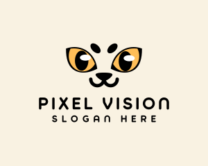 Animal Cat Eye logo design