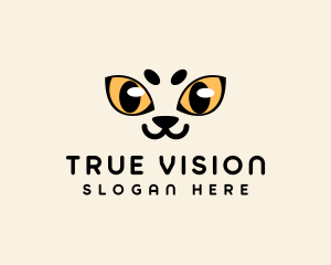 Animal Cat Eye logo design