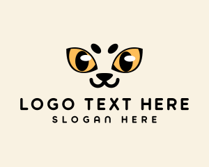 Veterinary - Animal Cat Eye logo design