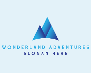 Mountain Hiking Adventure logo design