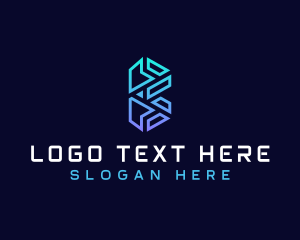 Technology Digital Letter B Logo