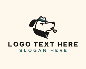 Canine - Detective Hound Dog logo design