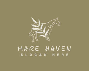 Mare - Vintage Horse Farm logo design