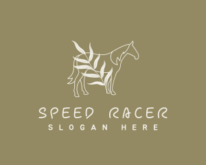 Jockey - Vintage Horse Farm logo design
