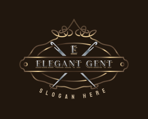 Elegant Needle Thread logo design