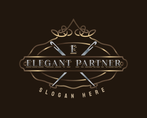 Elegant Needle Thread logo design