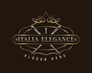 Elegant Needle Thread logo design