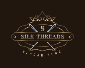 Elegant Needle Thread logo design