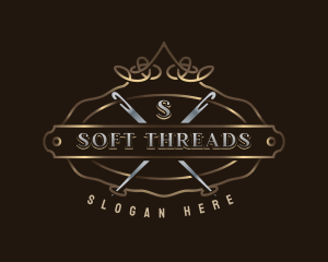Elegant Needle Thread logo design