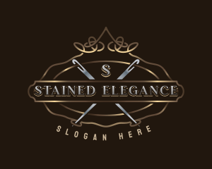 Elegant Needle Thread logo design