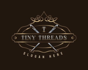 Elegant Needle Thread logo design