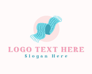 Fashion Scarf Accessory Logo