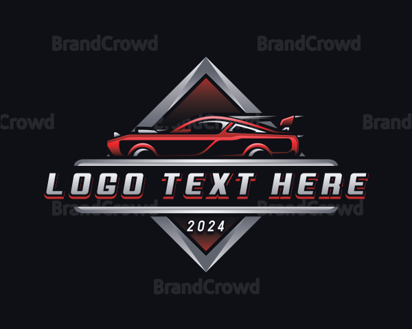 Car Racing Garage Logo