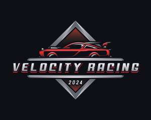 Car Racing Garage logo design