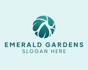 Natural Leaf Gardening logo design