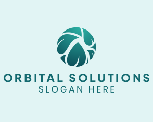 Orb - Natural Leaf Gardening logo design