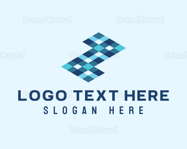 Digital Pixel Letter Z Logo